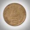 Rare 5 Rupees 2011 Rabindranath Tagore 150th Birth Anniversary Noida Mint Republic of India Commemorative Coin # A283 - Image 2