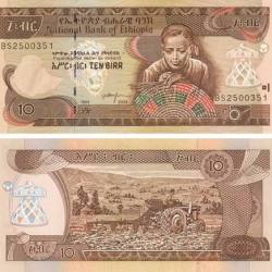 Ethiopia 10 Birr Gem UNC Unique and Rare